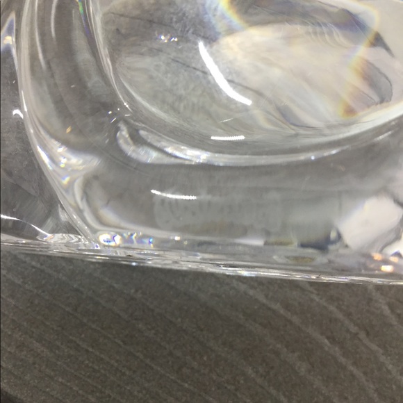 Vintage Atlantis Lead Crystal Cat Paperweight - Picture 5 of 6